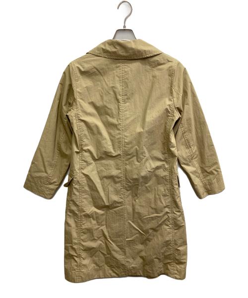 MHL（エムエイチエル）MHL (エムエイチエル) DRY WAX COTTON NYLONトレンチコート ベージュ サイズ:Sの古着・服飾アイテム