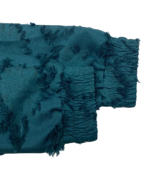 ATELANE（アテレーン）ATELANE (アテレーン) フラワージャガードボンバージャケット グリーン サイズ:Mの古着・服飾アイテム