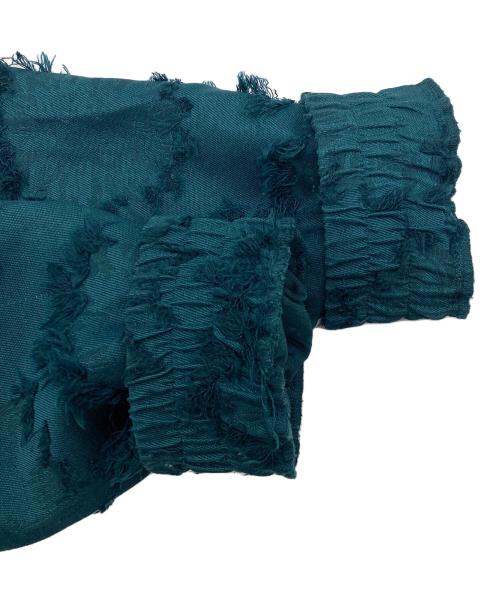 ATELANE（アテレーン）ATELANE (アテレーン) フラワージャガードボンバージャケット グリーン サイズ:Mの古着・服飾アイテム