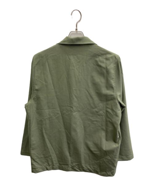 DROLE DE MONSIEUR（ドロール ド ムッシュ）DROLE DE MONSIEUR (ドロール ド ムッシュ) オープンカラーシャツ グリーン サイズ:Sの古着・服飾アイテム