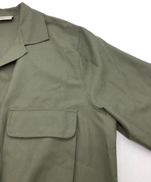 DROLE DE MONSIEUR（ドロール ド ムッシュ）DROLE DE MONSIEUR (ドロール ド ムッシュ) オープンカラーシャツ グリーン サイズ:Sの古着・服飾アイテム