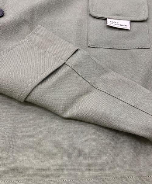 DROLE DE MONSIEUR（ドロール ド ムッシュ）DROLE DE MONSIEUR (ドロール ド ムッシュ) オープンカラーシャツ グリーン サイズ:Sの古着・服飾アイテム