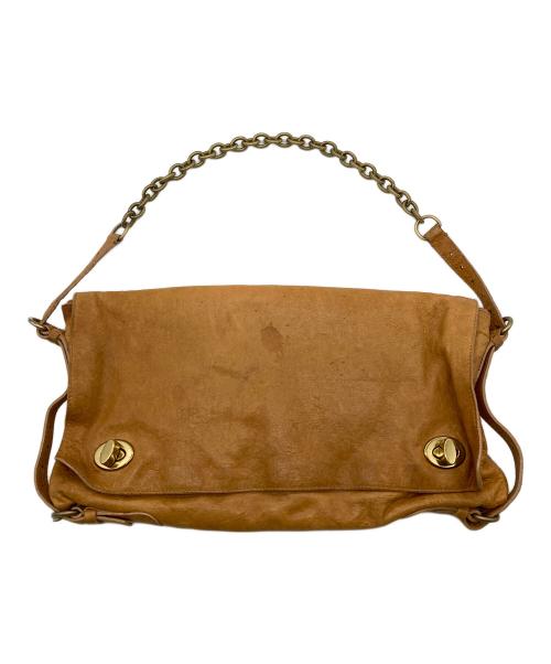 MIU MIU（ミュウミュウ）MIU MIU (ミュウミュウ) オールド ワンショルダーバッグ ブラウンの古着・服飾アイテム