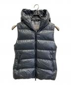 DUVETICAデュベティカ）の古着「Goccia フーデットベスト」｜グレー