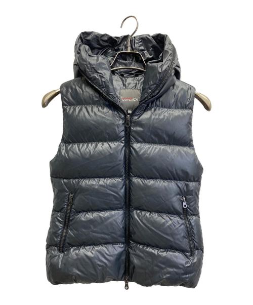 DUVETICA（デュベティカ）DUVETICA (デュベティカ) Goccia フーデットベスト グレー サイズ:40の古着・服飾アイテム