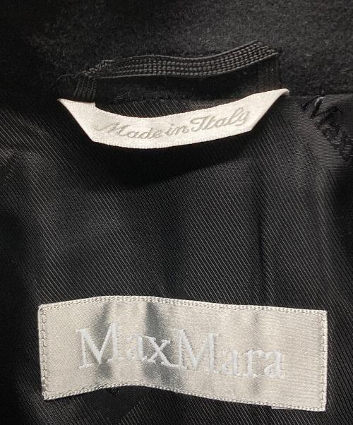 MaxMara（マックスマーラ）MaxMara (マックスマーラ) ヴァージンウール スタンドカラーコート ブラック サイズ:36の古着・服飾アイテム