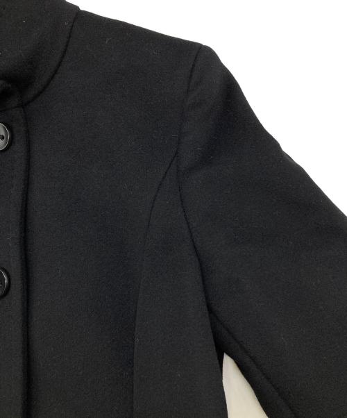MaxMara（マックスマーラ）MaxMara (マックスマーラ) ヴァージンウール スタンドカラーコート ブラック サイズ:36の古着・服飾アイテム