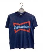 sports wearスポーツウェア）の古着「90s Budweiser Tee」｜ネイビー