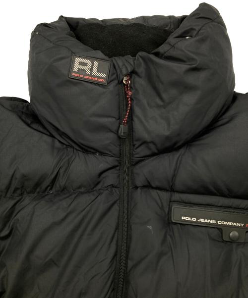 POLO JEANS CO.（ポロジーンズカンパニー）POLO JEANS CO. (ポロジーンズカンパニー) 90s ダウンジャケット ブラック サイズ:XLの古着・服飾アイテム
