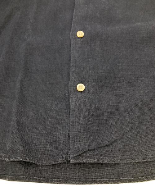 confect（コンフェクト）CONFECT (コンフェクト) リネン レギュラーシャツ ネイビー サイズ:3の古着・服飾アイテム