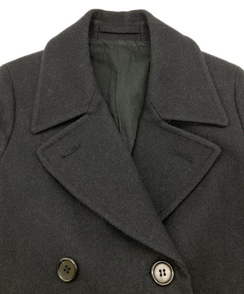 MARGARET HOWELL（マーガレットハウエル）MARGARET HOWELL (マーガレットハウエル) FOX BROTHERS社製ウールPコート ブラック サイズ:1の古着・服飾アイテム