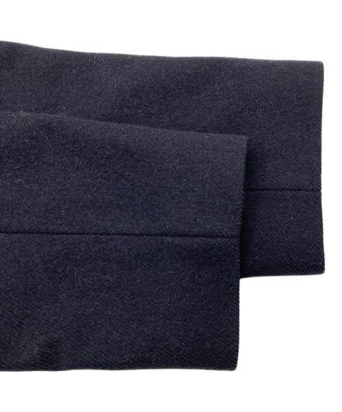 MARGARET HOWELL（マーガレットハウエル）MARGARET HOWELL (マーガレットハウエル) FOX BROTHERS社製ウールPコート ブラック サイズ:1の古着・服飾アイテム