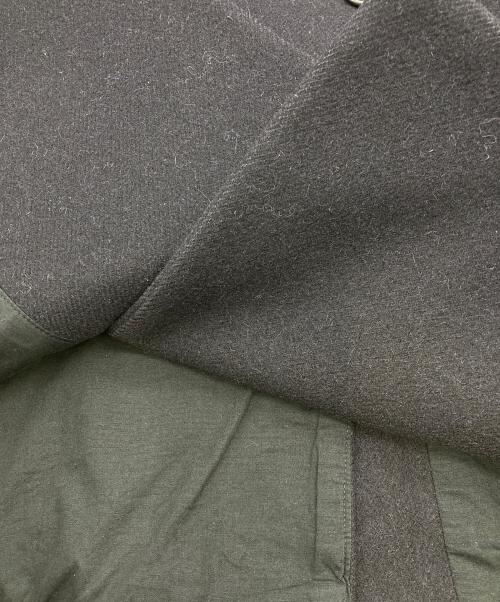 MARGARET HOWELL（マーガレットハウエル）MARGARET HOWELL (マーガレットハウエル) FOX BROTHERS社製ウールPコート ブラック サイズ:1の古着・服飾アイテム