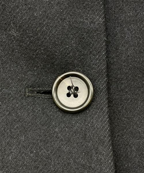 MARGARET HOWELL（マーガレットハウエル）MARGARET HOWELL (マーガレットハウエル) FOX BROTHERS社製ウールPコート ブラック サイズ:1の古着・服飾アイテム