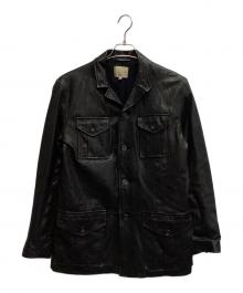 BANANA REPUBLIC（バナナリパブリック）の古着「ラムレザージャケット」｜ブラック