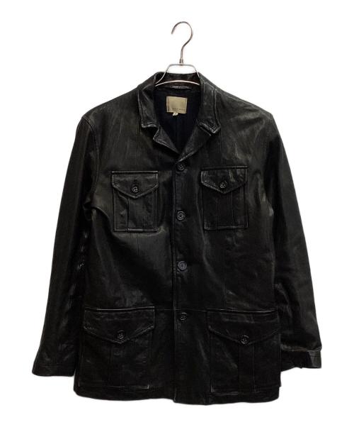 BANANA REPUBLIC（バナナリパブリック）BANANA REPUBLIC (バナナリパブリック) ラムレザージャケット ブラック サイズ:Mの古着・服飾アイテム