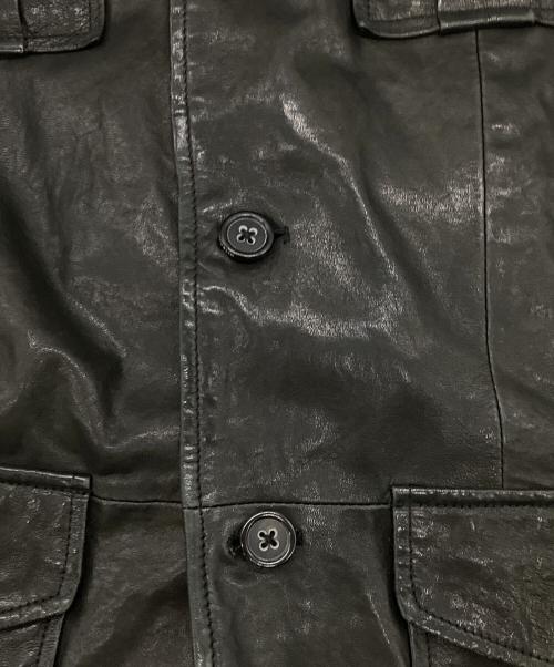 BANANA REPUBLIC（バナナリパブリック）BANANA REPUBLIC (バナナリパブリック) ラムレザージャケット ブラック サイズ:Mの古着・服飾アイテム