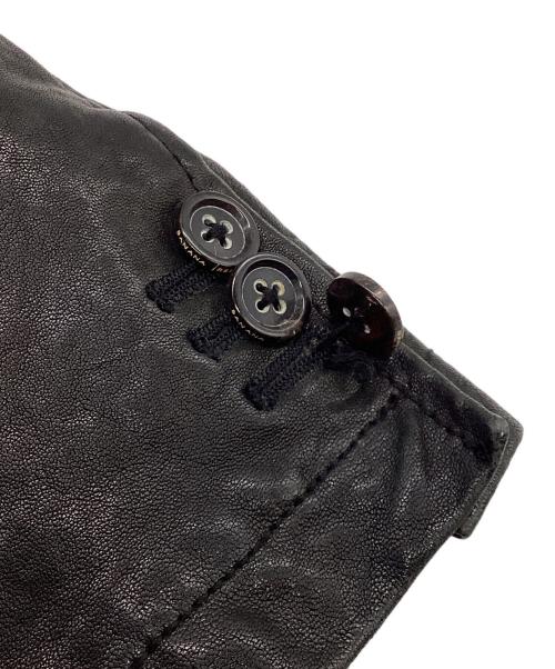 BANANA REPUBLIC（バナナリパブリック）BANANA REPUBLIC (バナナリパブリック) ラムレザージャケット ブラック サイズ:Mの古着・服飾アイテム