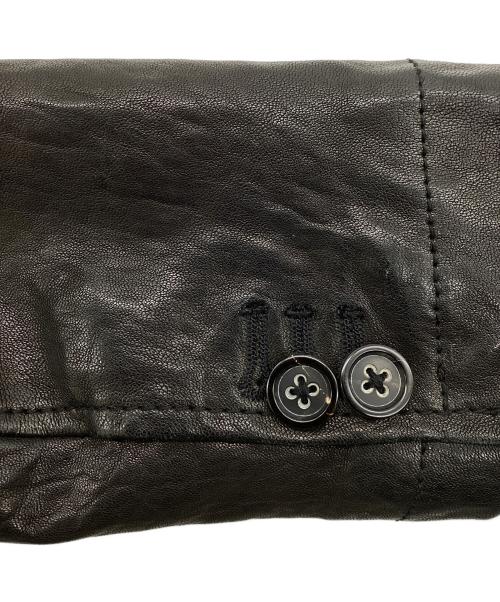 BANANA REPUBLIC（バナナリパブリック）BANANA REPUBLIC (バナナリパブリック) ラムレザージャケット ブラック サイズ:Mの古着・服飾アイテム