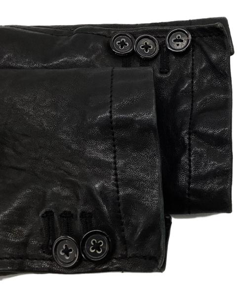 BANANA REPUBLIC（バナナリパブリック）BANANA REPUBLIC (バナナリパブリック) ラムレザージャケット ブラック サイズ:Mの古着・服飾アイテム