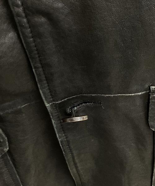 BANANA REPUBLIC（バナナリパブリック）BANANA REPUBLIC (バナナリパブリック) ラムレザージャケット ブラック サイズ:Mの古着・服飾アイテム