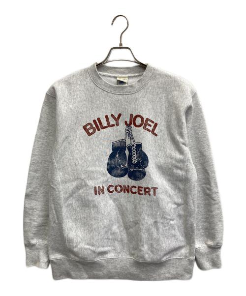 Billy Joel（ビリー ジョエル）BILLY JOEL (ビリー ジョエル) プリントスウェット グレー サイズ:Lの古着・服飾アイテム