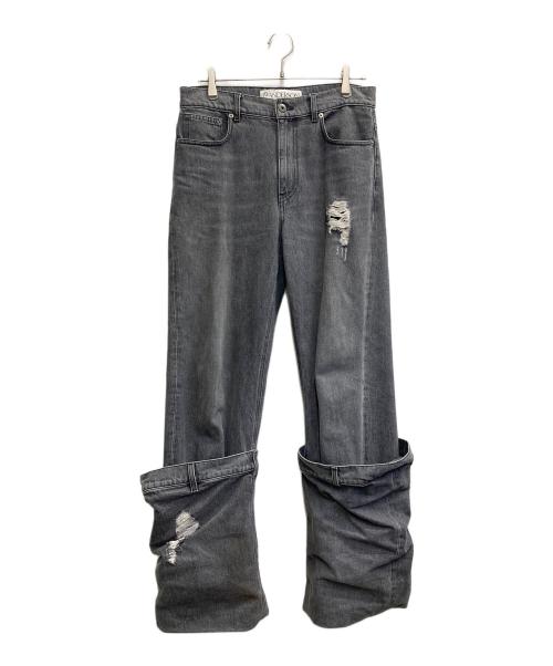 J.W.ANDERSON（ジェイダブリューアンダーソン）J.W.ANDERSON (ジェイダブリューアンダーソン) 23SSバケットデニムパンツ ブラック サイズ:30の古着・服飾アイテム