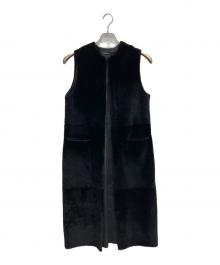 Almarosafur（アルマローザファー）の古着「ジレ」｜ブラック