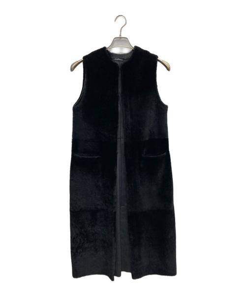 Almarosafur（アルマローザファー）Almarosafur (アルマローザファー) ジレ ブラック サイズ:38の古着・服飾アイテム