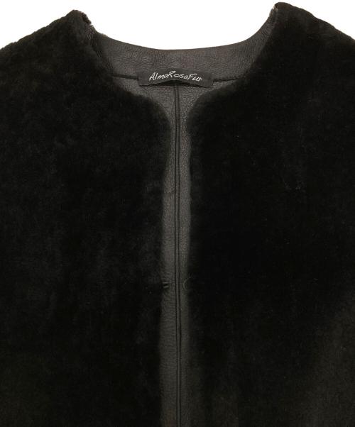 Almarosafur（アルマローザファー）Almarosafur (アルマローザファー) ジレ ブラック サイズ:38の古着・服飾アイテム