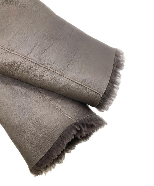 ENES（エネス）ENES (エネス) リバーシブルムートンコート ブラウン サイズ:38の古着・服飾アイテム