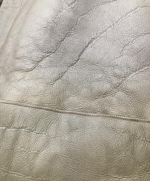 ENES（エネス）ENES (エネス) リバーシブルムートンコート ブラウン サイズ:38の古着・服飾アイテム