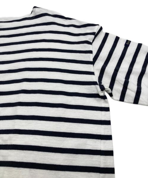 Le minor（ルミノア）Le minor (ルミノア) ボーダーカットソー ホワイト×ブラック サイズ:2の古着・服飾アイテム