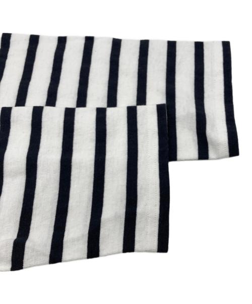 Le minor（ルミノア）Le minor (ルミノア) ボーダーカットソー ホワイト×ブラック サイズ:2の古着・服飾アイテム