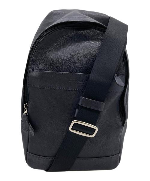 COACH（コーチ）COACH (コーチ) Campus Pack In Smooth Leather ショルダーバッグ ネイビーの古着・服飾アイテム