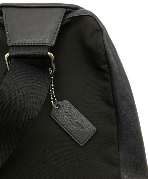 COACH（コーチ）COACH (コーチ) Campus Pack In Smooth Leather ショルダーバッグ ネイビーの古着・服飾アイテム