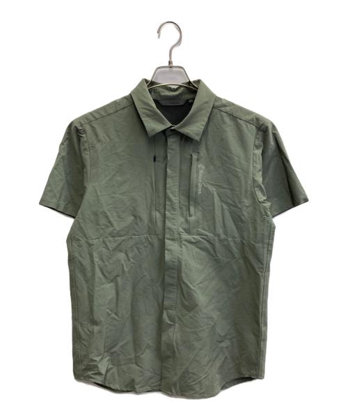 Teton Bros（ティートンブロス）Teton Bros (ティートンブロス) Run Shirt グリーン サイズ:Mの古着・服飾アイテム