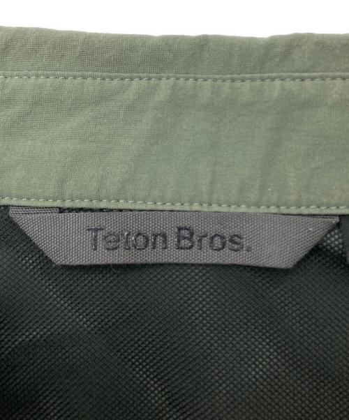 Teton Bros（ティートンブロス）Teton Bros (ティートンブロス) Run Shirt グリーン サイズ:Mの古着・服飾アイテム