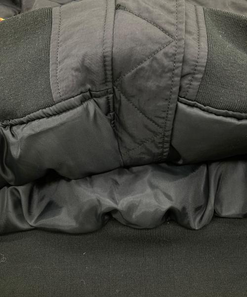 go slow caravan（ゴースローキャラバン）go slow caravan (ゴースローキャラバン) ナイロンツイルパネル刺繍リブジャケット ブラック サイズ:4の古着・服飾アイテム