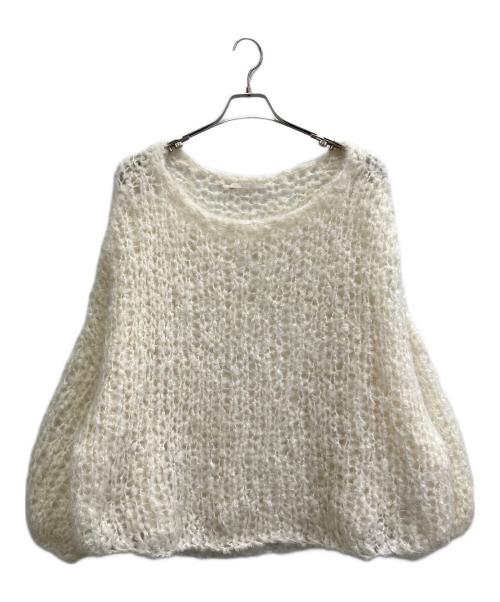 Plage（プラージュ）Plage (プラージュ) HAND KNIT ジャンボタム プルオーバー2 アイボリー サイズ:FREEの古着・服飾アイテム