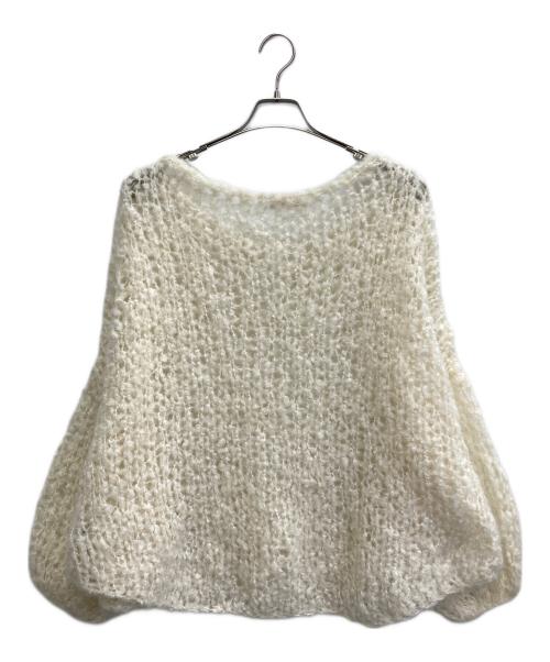 Plage（プラージュ）Plage (プラージュ) HAND KNIT ジャンボタム プルオーバー2 アイボリー サイズ:FREEの古着・服飾アイテム
