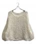 Plage（プラージュ）の古着「HAND KNIT ジャンボタム プルオーバー2」｜アイボリー