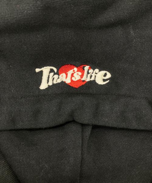 That's life（ザッツ ライフ）That's Life (ザッツ ライフ) パーカー ブラック サイズ:Lの古着・服飾アイテム