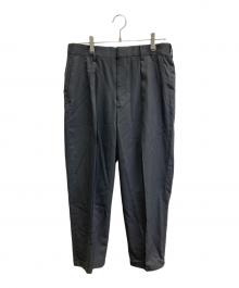 TOMORROW LAND（トゥモローランド）の古着「トロピカルウール サイドアジャスターパンツ」｜グレー