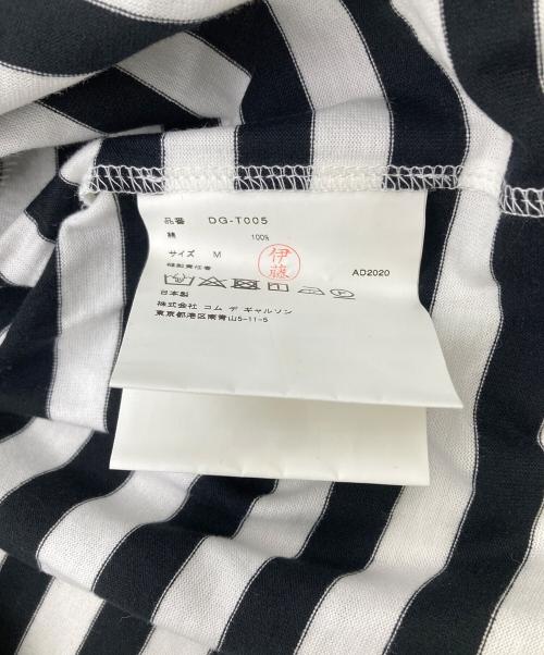 COMME des GARCONS HOMME DEUX（コムデギャルソン オム ドゥ）COMME des GARCONS HOMME DEUX (コムデギャルソン オム ドゥ) AD2020 ボーダーカットソー ホワイト サイズ:Mの古着・服飾アイテム