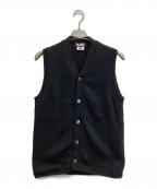 BLACK COMME des GARCONSブラックコムデギャルソン）の古着「AD2021　二ットベスト」｜ダークグリーン