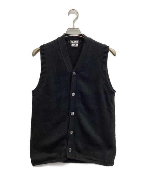 BLACK COMME des GARCONS（ブラックコムデギャルソン）BLACK COMME des GARCONS (ブラックコムデギャルソン) AD2021　二ットベスト ダークグリーン サイズ:Mの古着・服飾アイテム