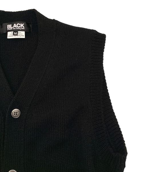 BLACK COMME des GARCONS（ブラックコムデギャルソン）BLACK COMME des GARCONS (ブラックコムデギャルソン) AD2021　二ットベスト ダークグリーン サイズ:Mの古着・服飾アイテム