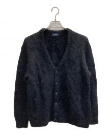 SHIPS（シップス）の古着「スリアルパカ Vネック カーディガン」｜ブラック