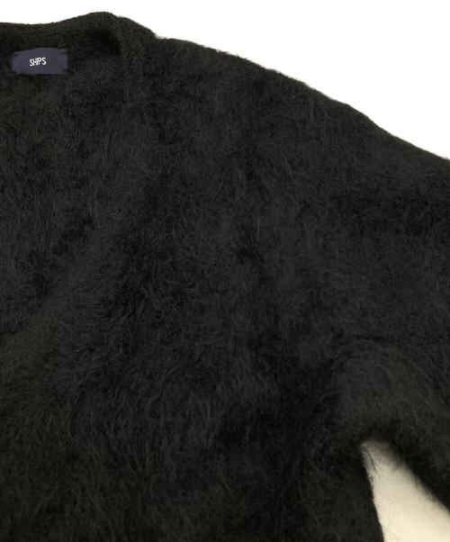 SHIPS（シップス）SHIPS (シップス) スリアルパカ Vネック カーディガン ブラック サイズ:FREEの古着・服飾アイテム